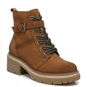 Naturalizer Womens Jac Water Repellent Combat & Lace-up Boots Shoes Size 7.5m
